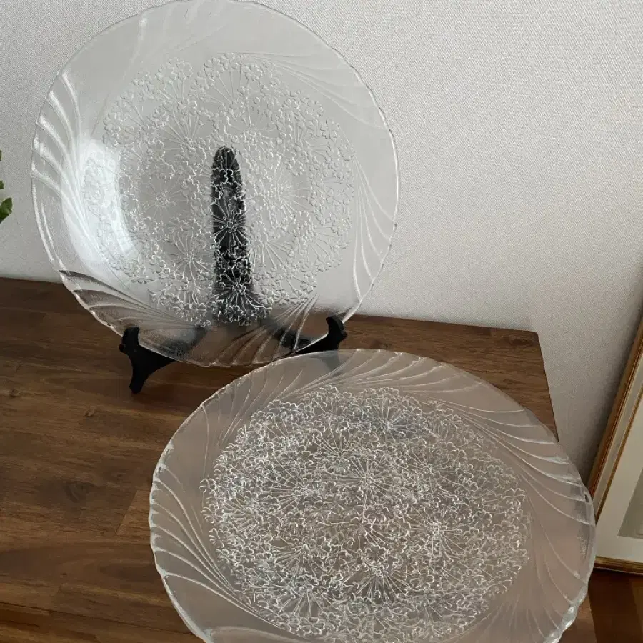 Transparent Glass Serving Platter