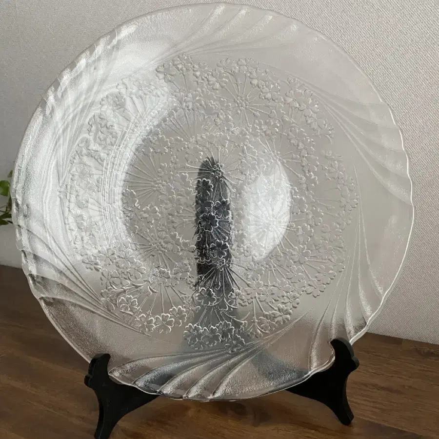 Transparent Glass Serving Platter