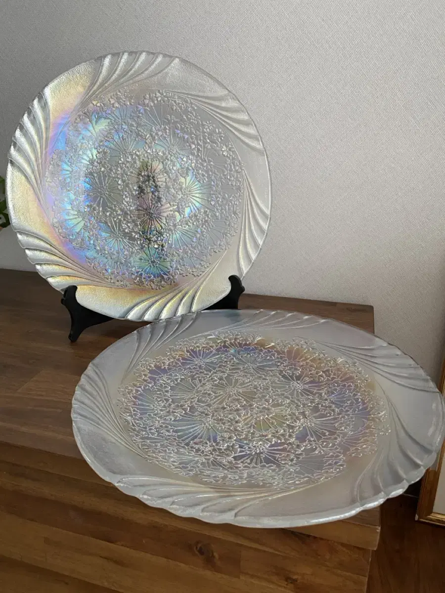 Translucent Glass Serving Platter