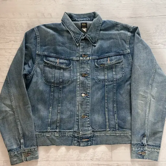 RRL lot 271 리랜드 워싱 연청 데님 자켓 XL