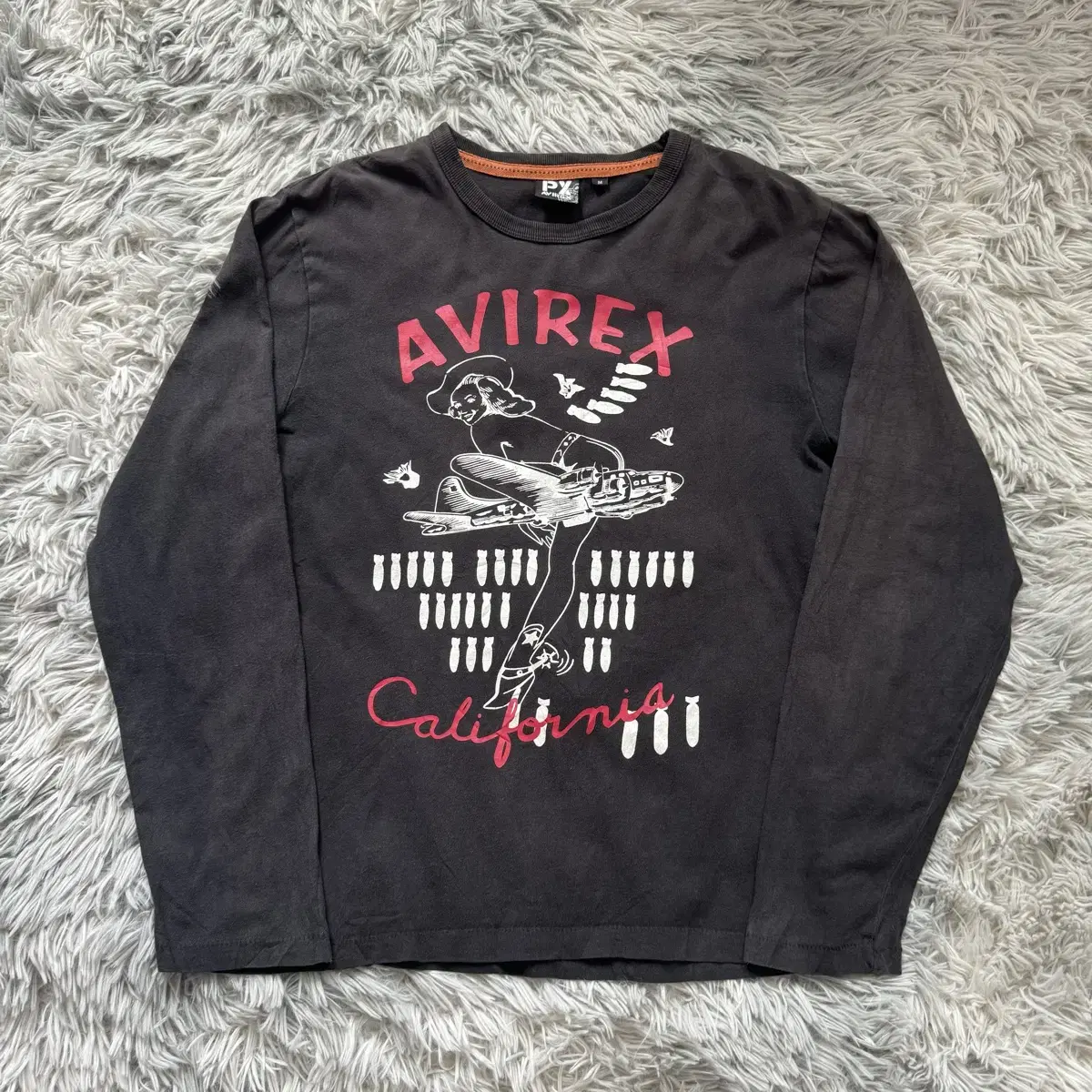 AVIREX Japanese Vintage Long Sleeve T-Shirt AVIREX Long Sleeve