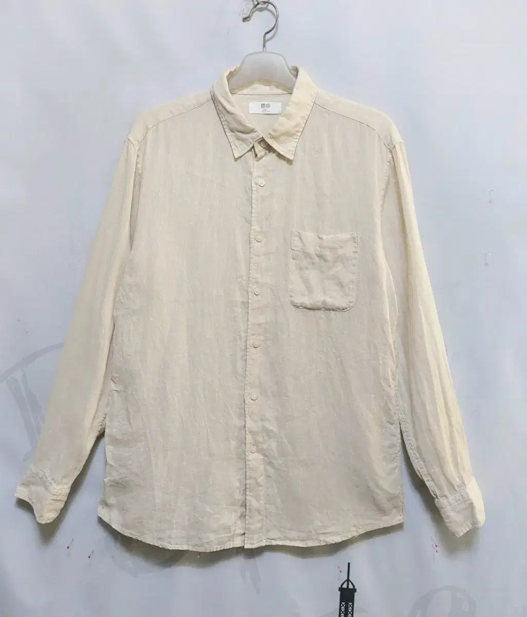 UNIQLO Men's Linen shirt105/linenMen's shirt/cheap