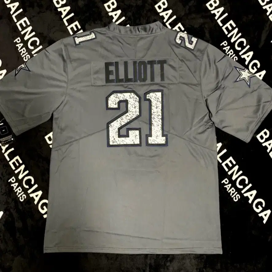 새것)2XL)NFLx나이키 댈러스 카우보이 ELLIOTT 21번 럭비져지