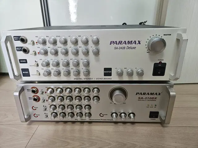 PARAMAX SA-242B Deluxe, SA-310DX 노래방 앰프