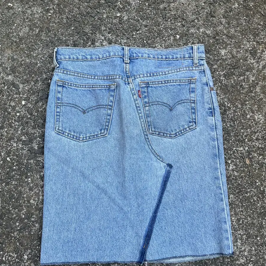 리바이스 90s 올드스쿨 청치마 데님스커트 Levis