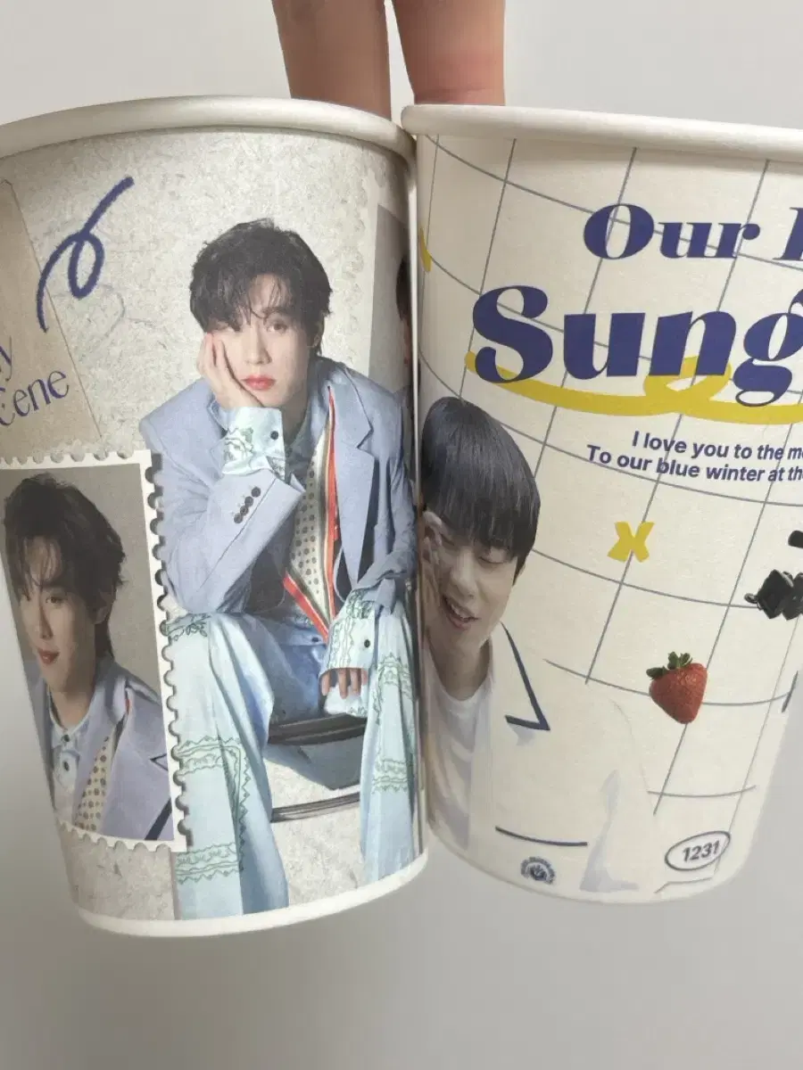 Actor Kim Sung-chul's birthday cafe cup