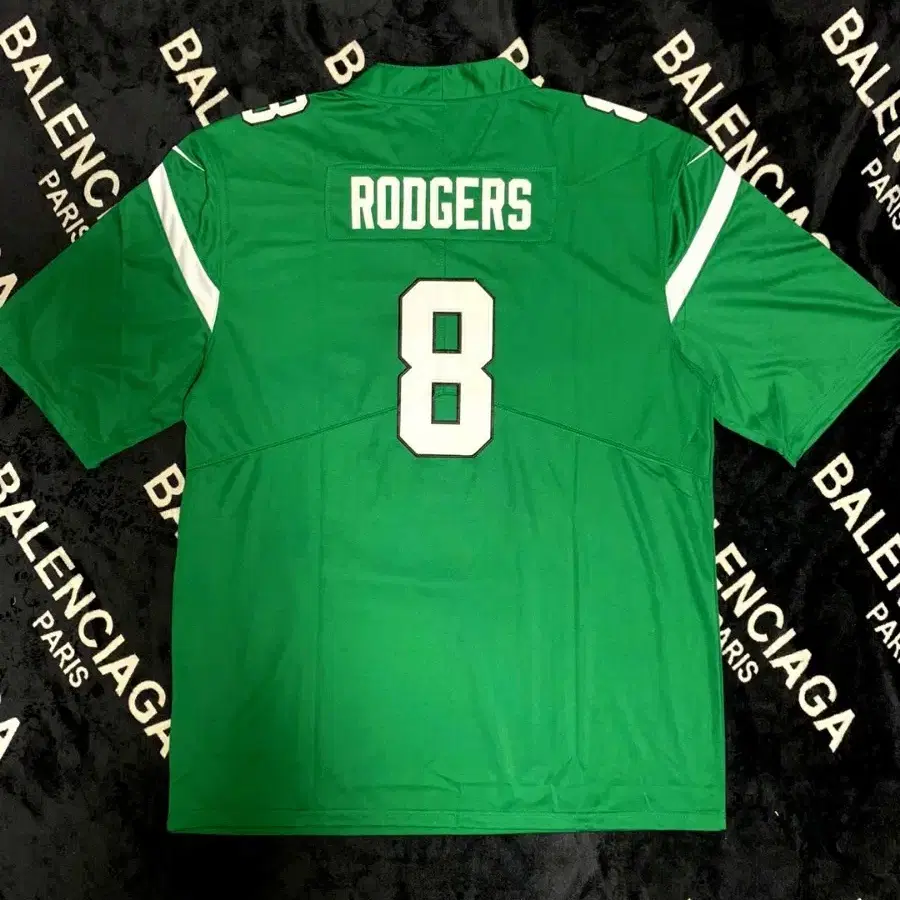 새것)3XL)NFLx리복 뉴욕 제츠 RODGERS 8번 럭비져지 유니폼