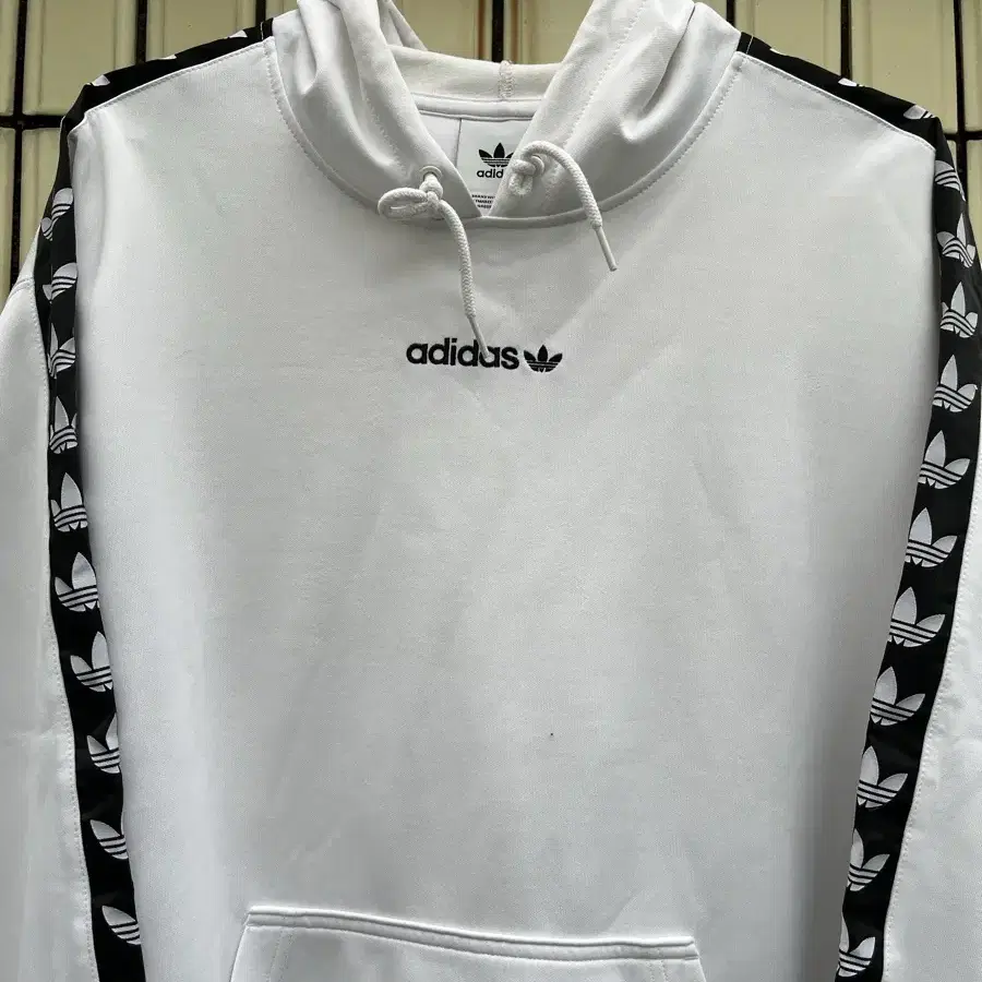 아디다스 져지 후드티셔츠 화이트 Adidas