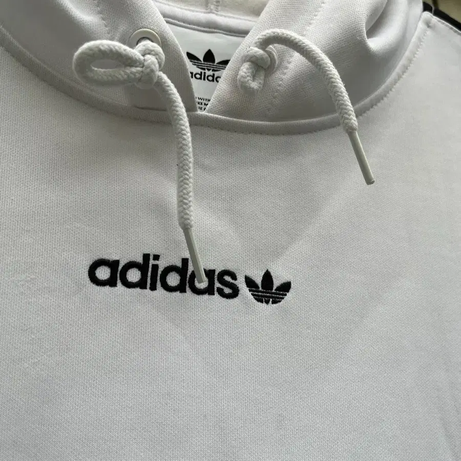 아디다스 져지 후드티셔츠 화이트 Adidas