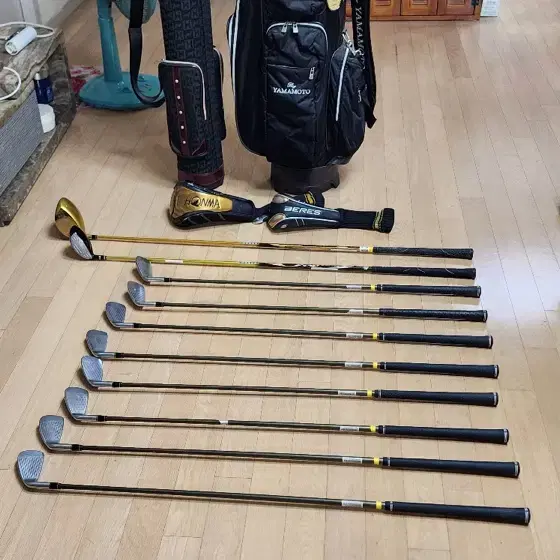 Honma 4스타 골프채 & yamamoto 골프가방 & husky 골프