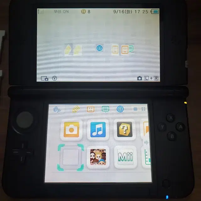 닌텐도 3ds xl +충전기+칩10개