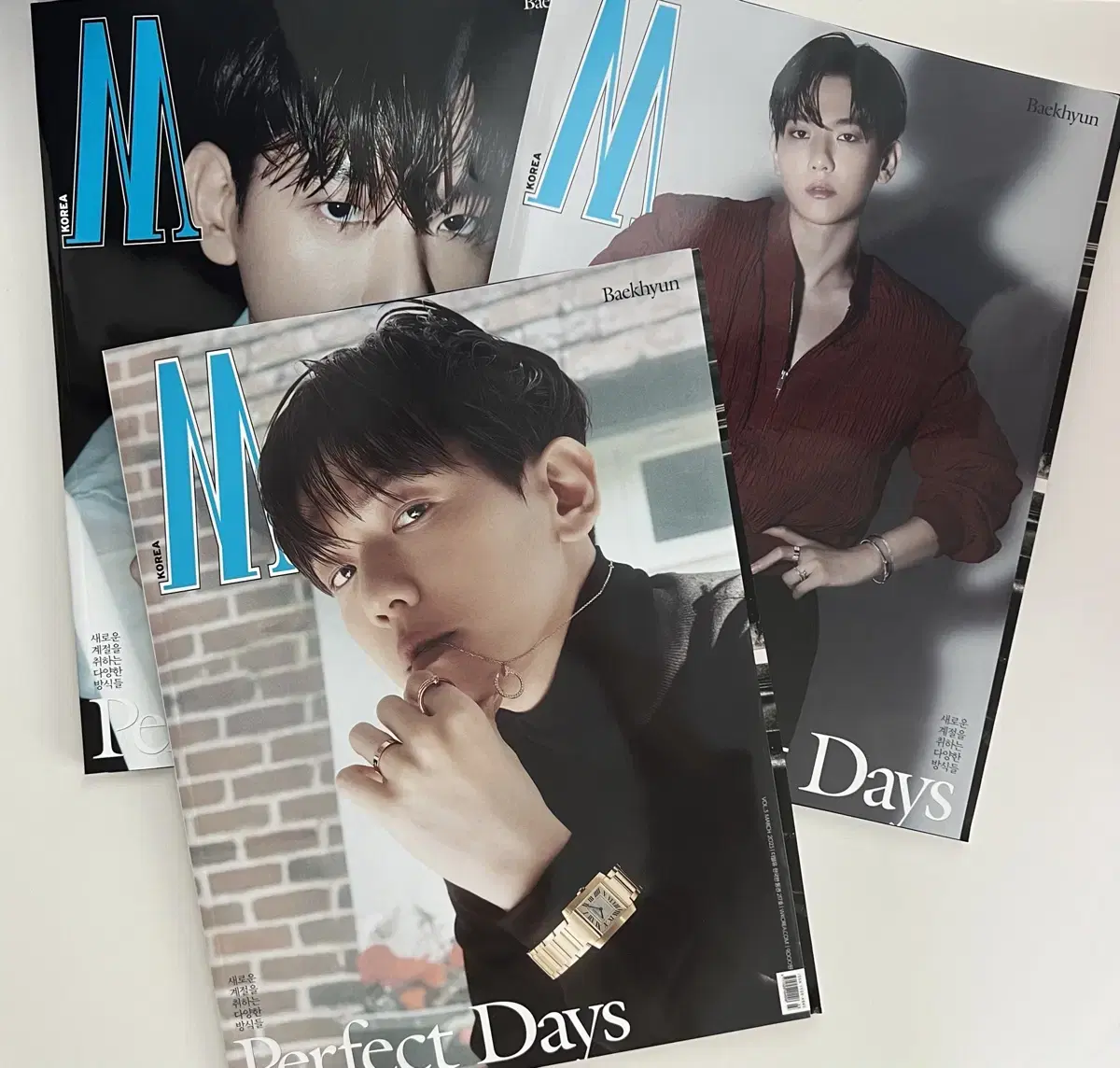 Baekhyun Wu Magazine Covers in Bulk of 3