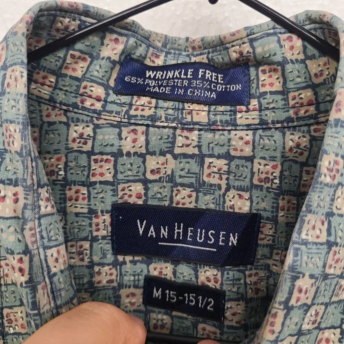 [105/XL] VAN HEUSEN 네이티브 패턴 셔츠