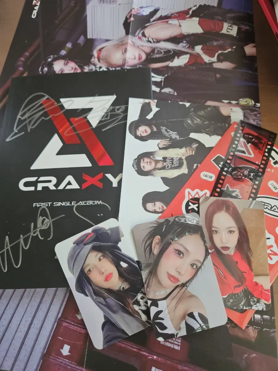 Cracksy crazy debut album STUPIDZ photocard not available for sale poster includes