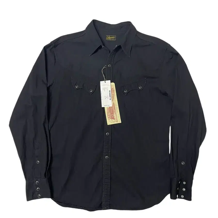 스티븐슨 오버롤 Cody Western Shirts Black XL