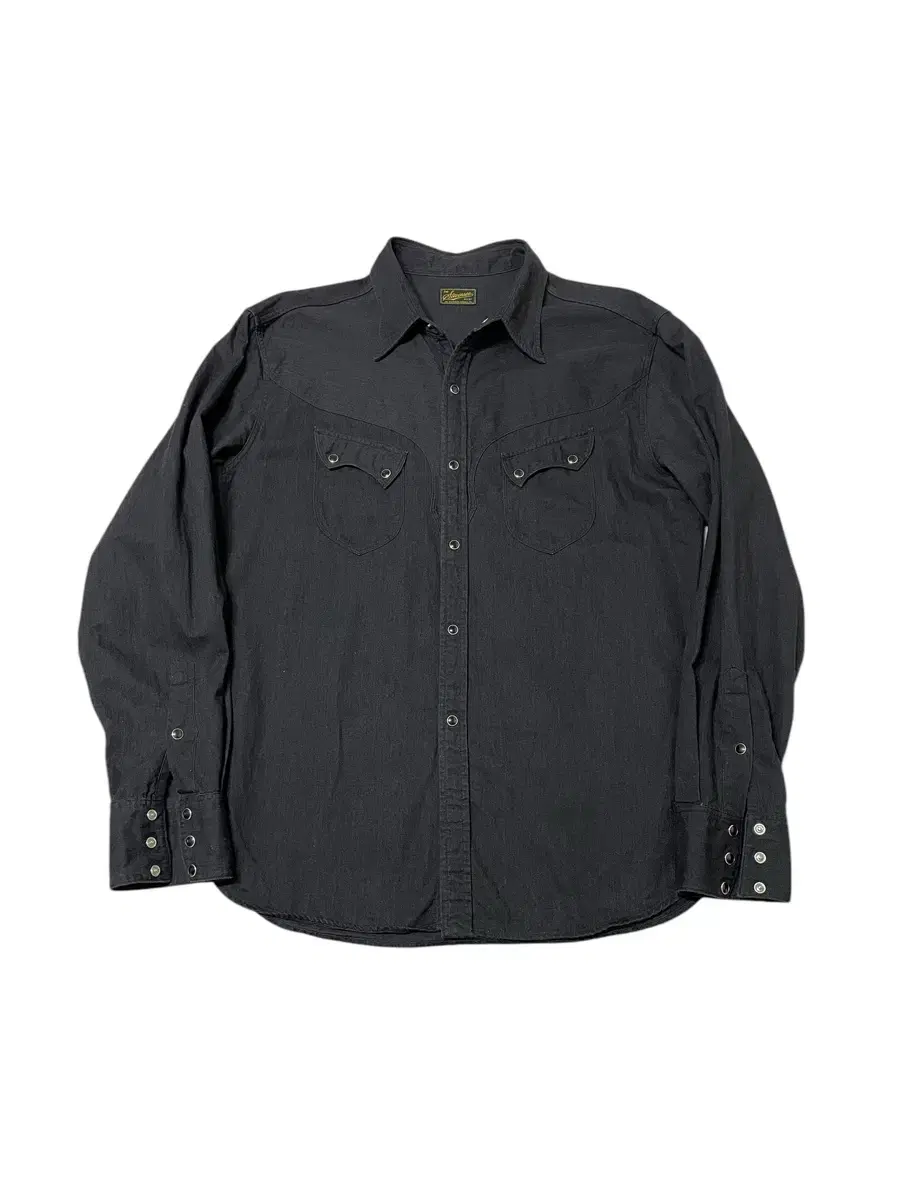 스티븐슨 오버롤 Cody Western Shirts Black XL