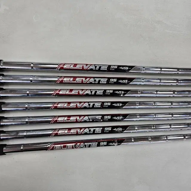 PXG TrueTemper ELEVATE 95 R Used Iron Shafts (4~PW)