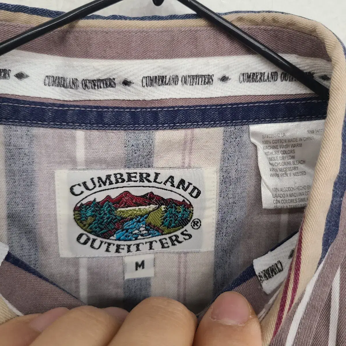 [110/XXL] CUMBERLAND 웨스턴 패턴 셔츠