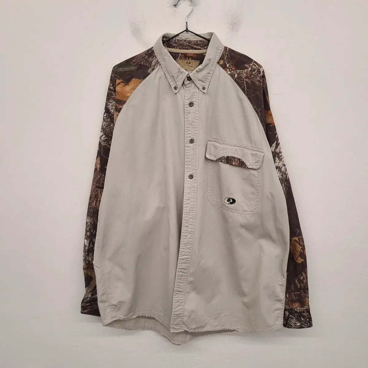 [115/3XL] MOSSY OAK 패턴 셔츠 헌팅 자켓