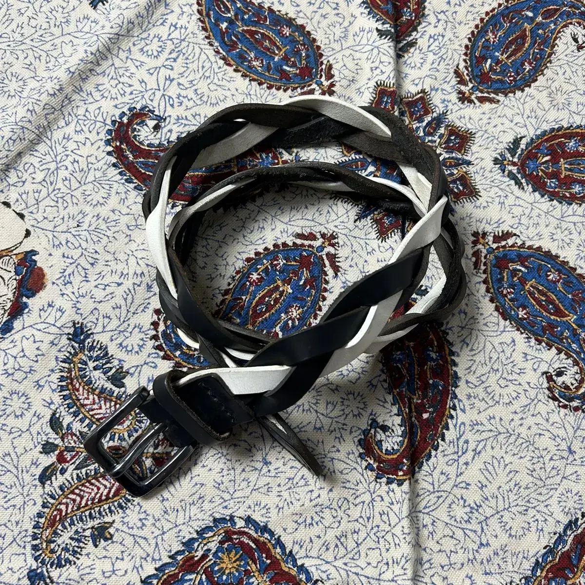 Yohji Yamamoto Ys for men Mesh and leather belt