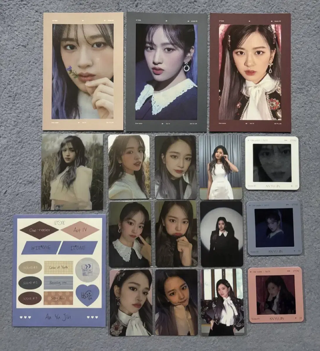 ive ahn yujin yujin oneiler panorama photocard unreleased photocard bulk set