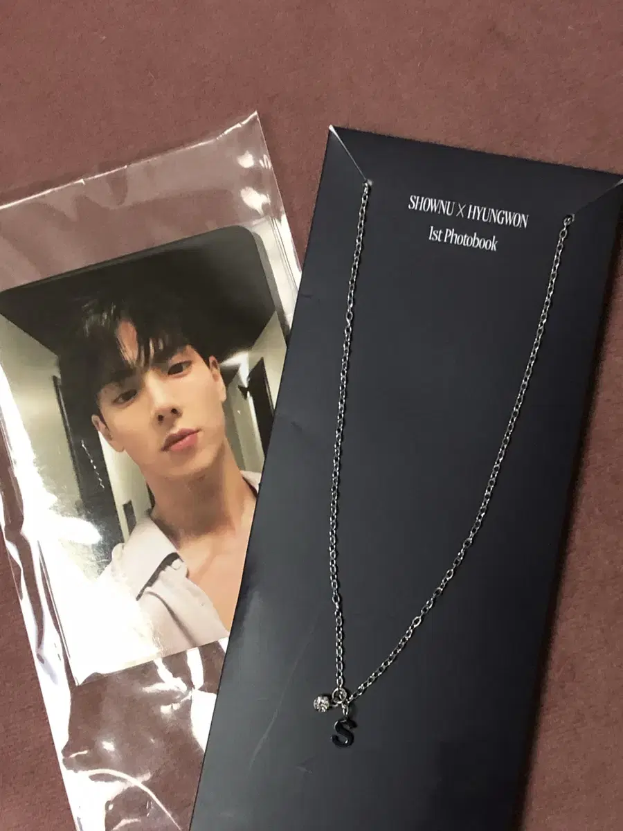 Monsta X Shownu Hyungwon Exhibition shownu Necklace photocard bulk wts Sells