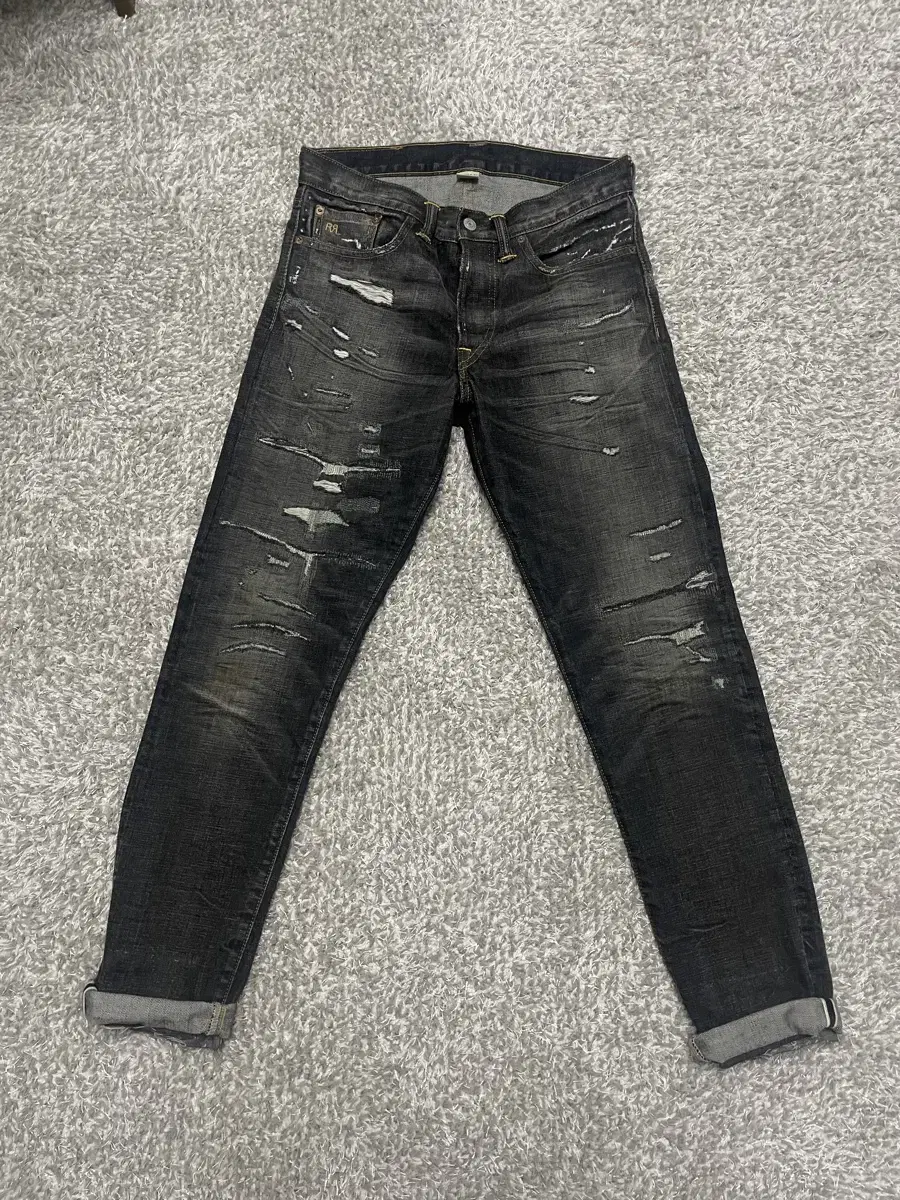 RRL SlimNarrow Selvedge jin (30X30)