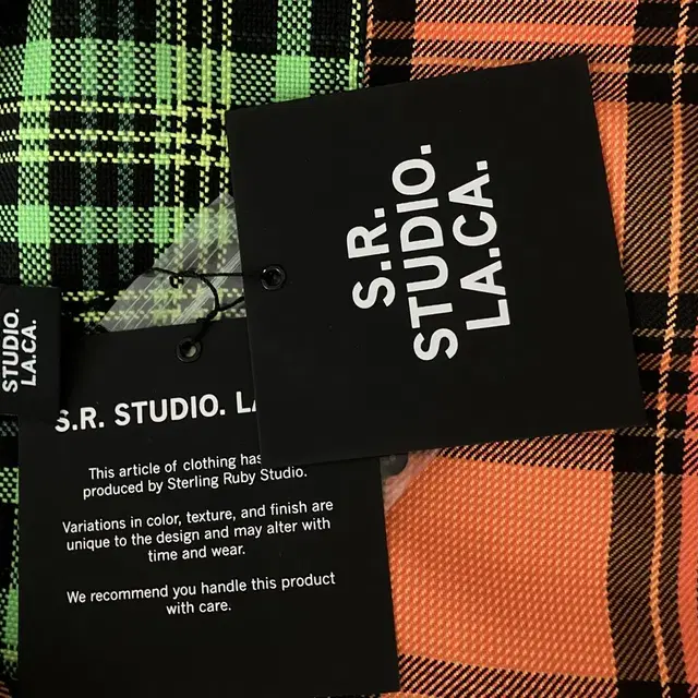 스털링루비 S.R STUDIO LA.CA 체크 셔츠