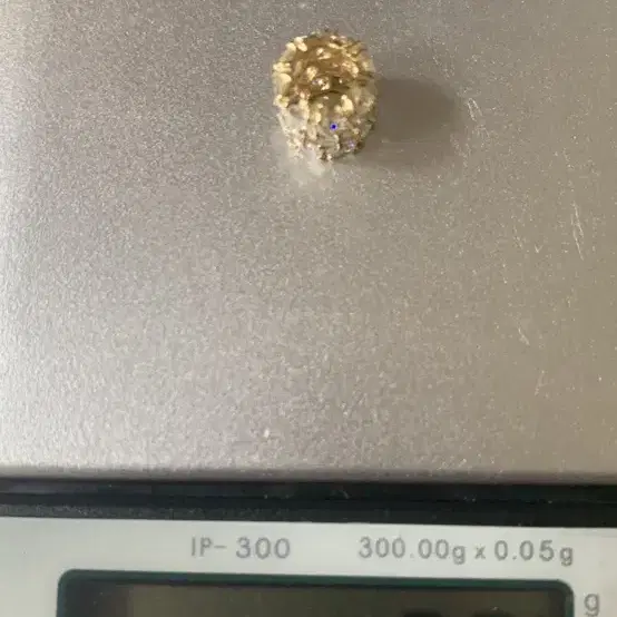 14K 큐빅 원통형 팬던트 1.80g 길이 8mm