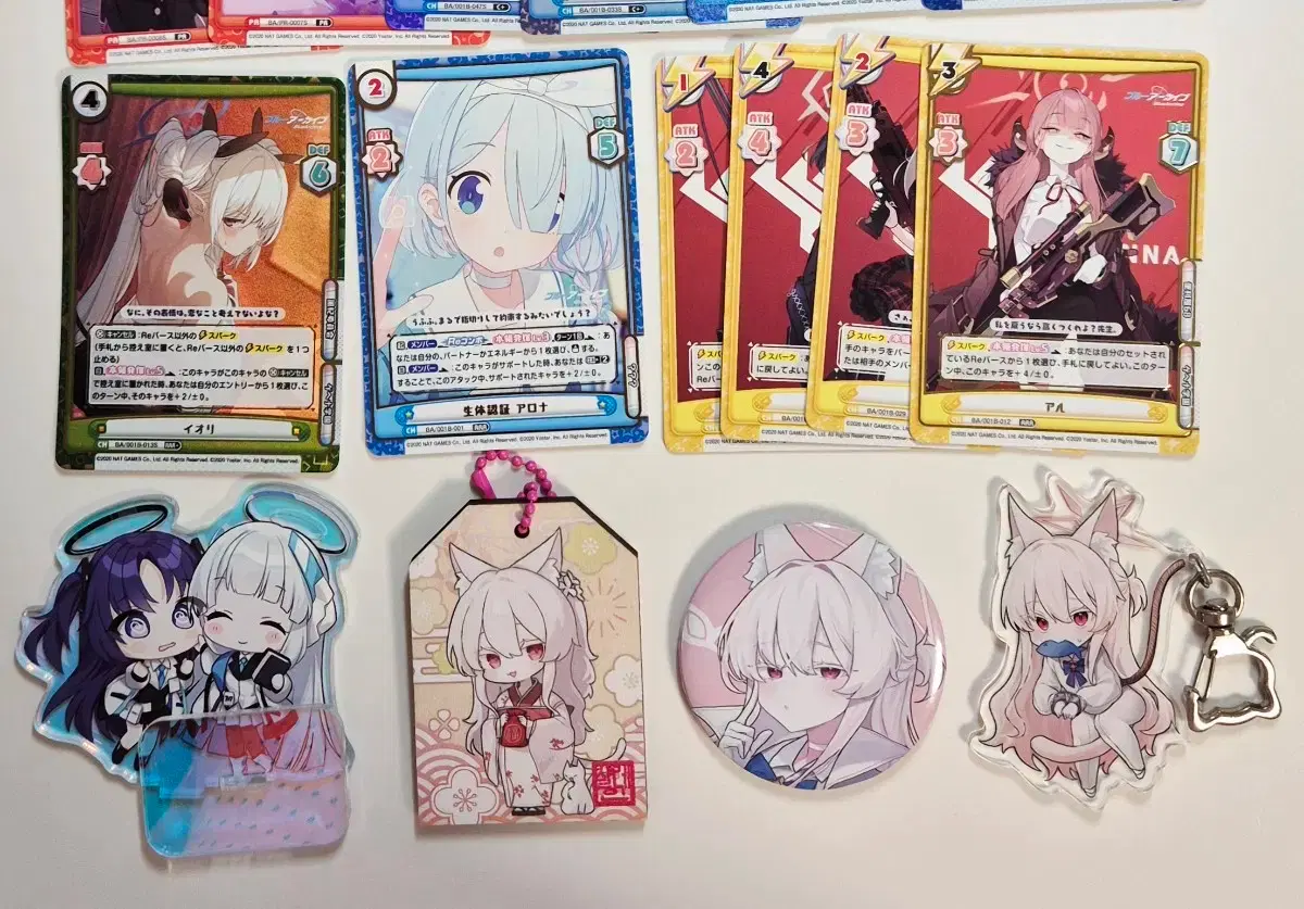 Blue Archive Noah Uuka Akira Aru Arona Iori Acrylic Stand Keyring