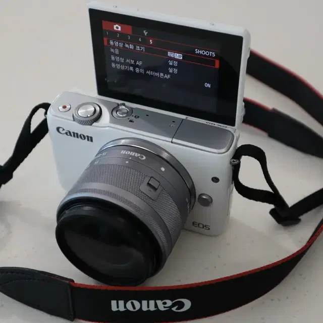 캐논 EOS M10(화이트 미러리스 카메라) 민트급