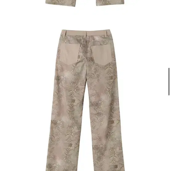 배디 Printing Twill Pants Beige Paisley 팬츠