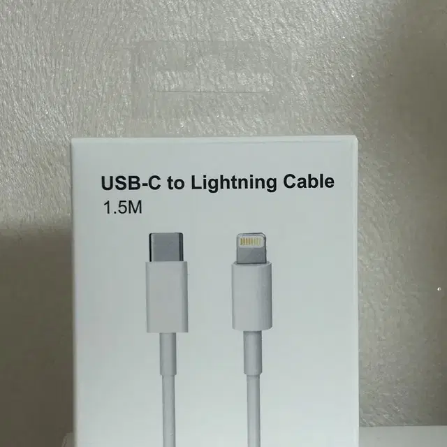 (미사용) 애플 USB-C 라이트닝 케이블