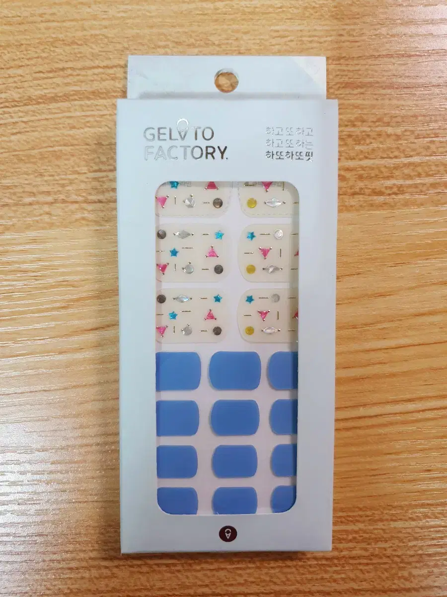 New Gelatofactory Pedi Pedi Nail Sticker Unique Stone