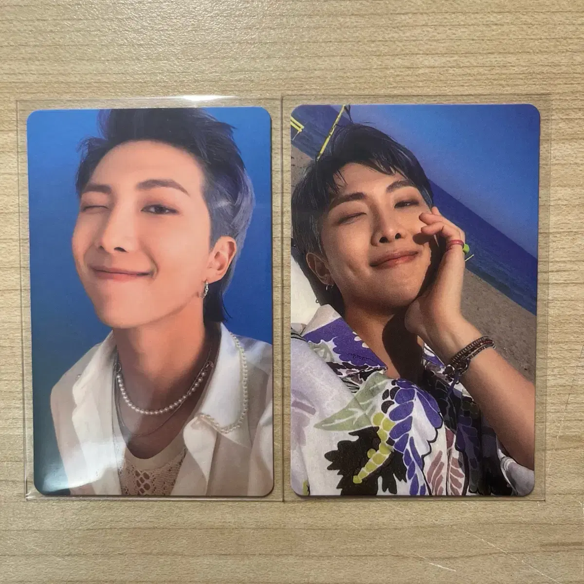 BTS Namjoon Butter photocard Cream Peach