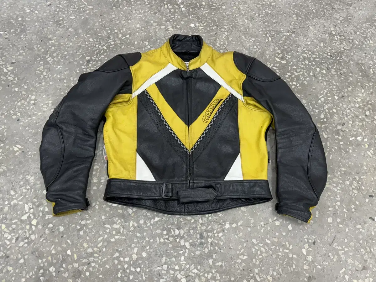 [L] PROBIKER Leather Racing Jacket