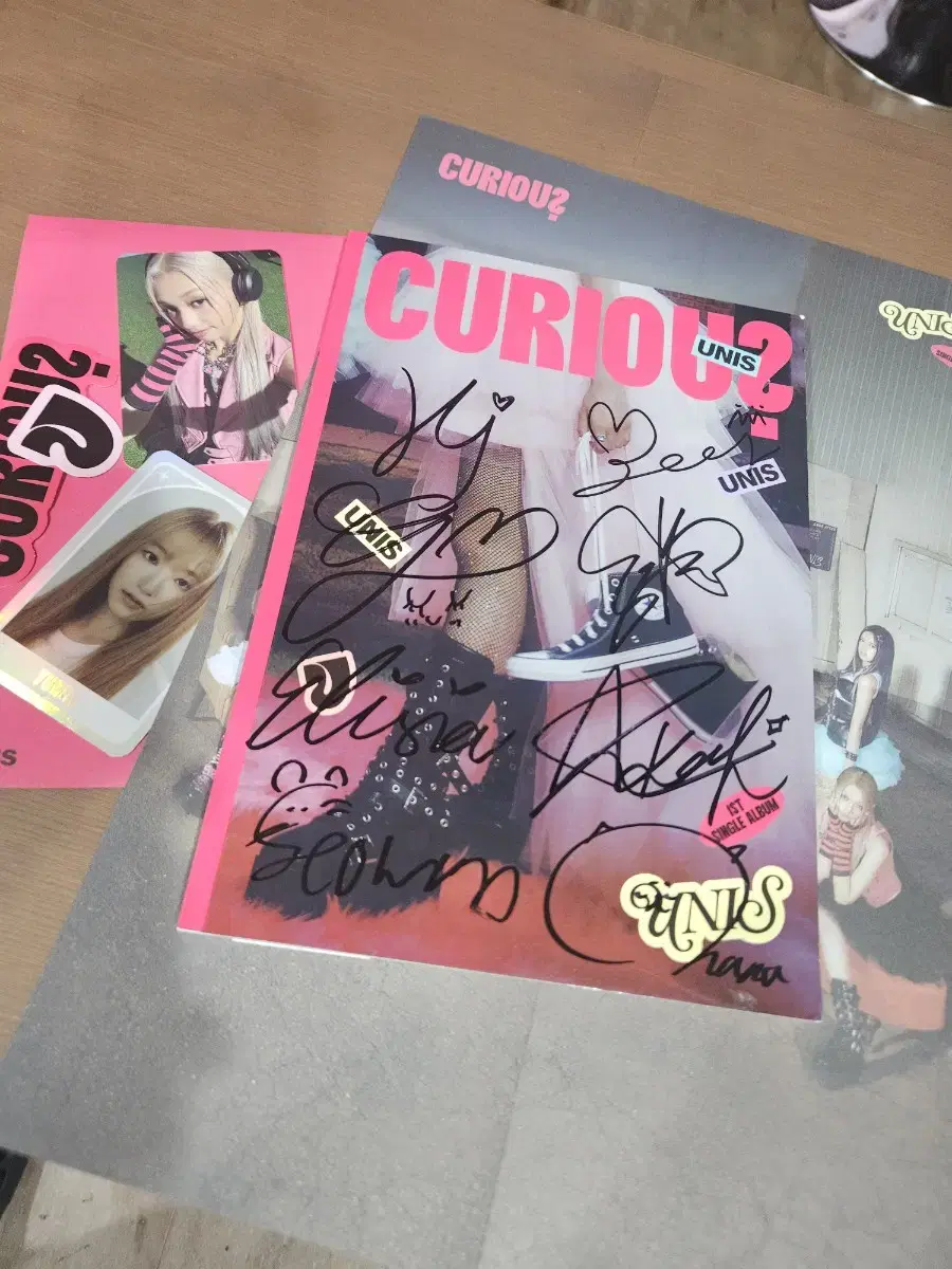 Eunice UNIS 너만몰라 sign 멘트 (into) photocard 비매 앨범