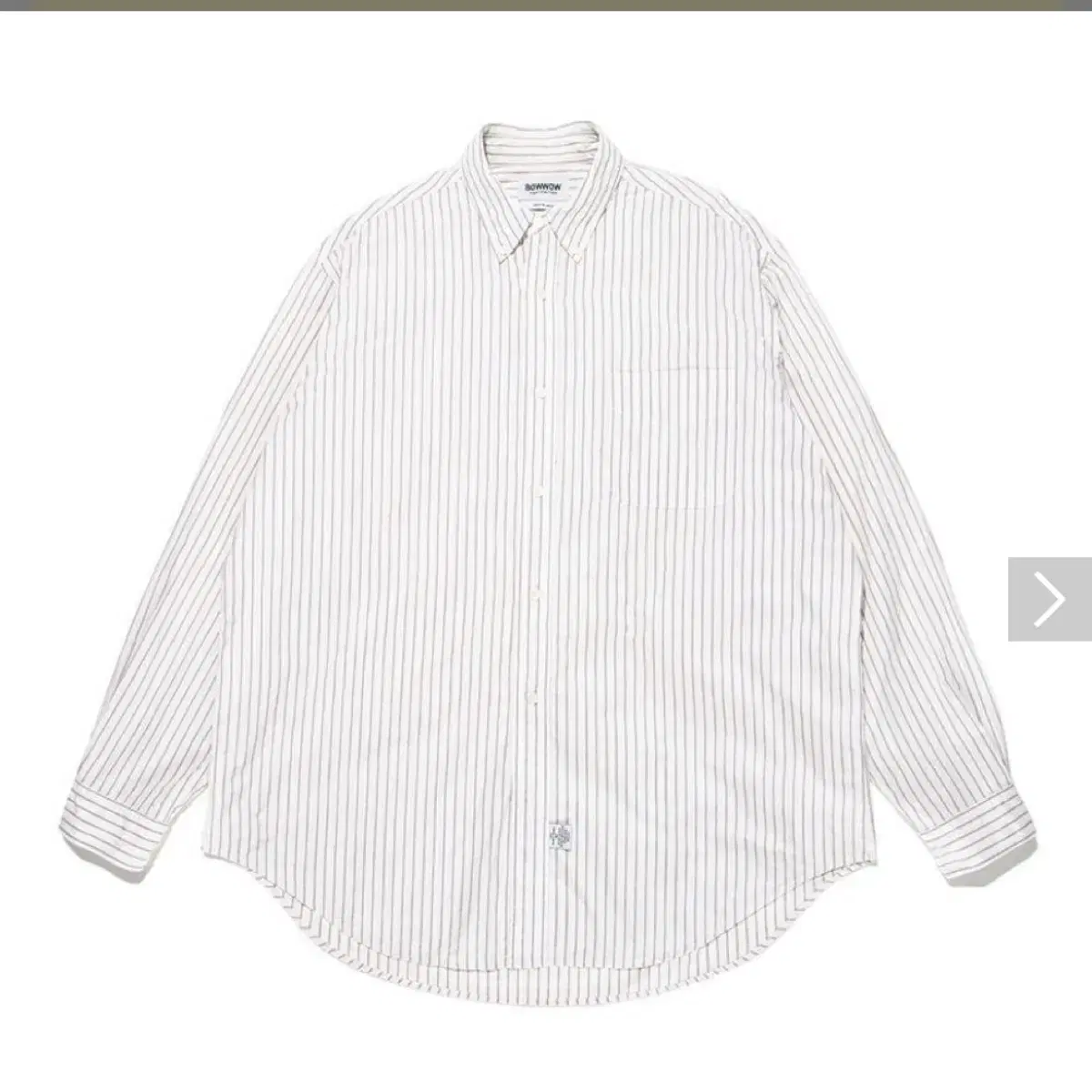 바우와우 셔츠 HIGH COUNT STRIPE B.D. SHIRTS