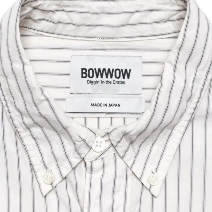 BOWWOW HIGH COUNT STRIPE B.D. SHIRTS