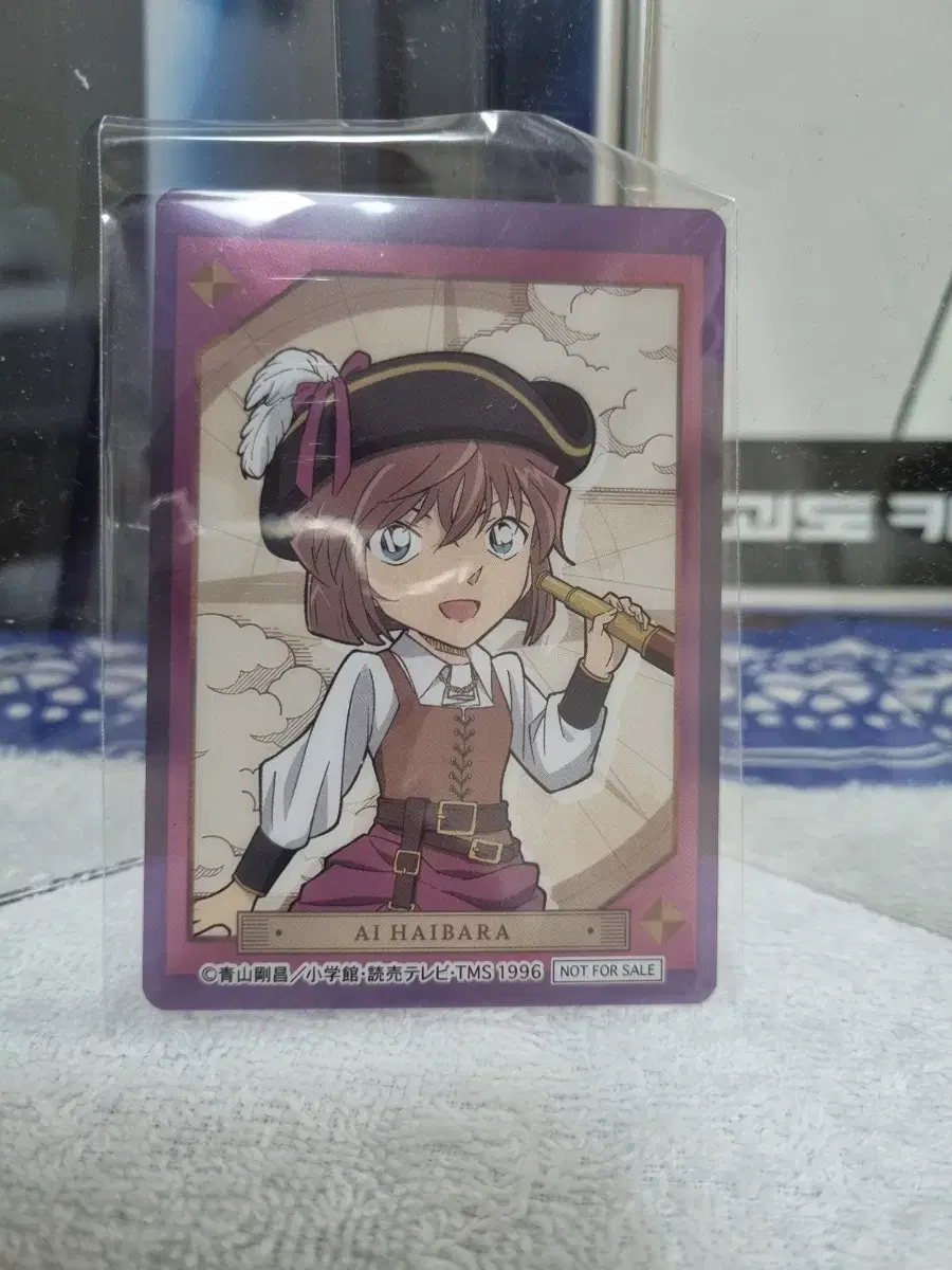 Detective Conan Haibara Ai Hong Rose Clear kard 선원VER