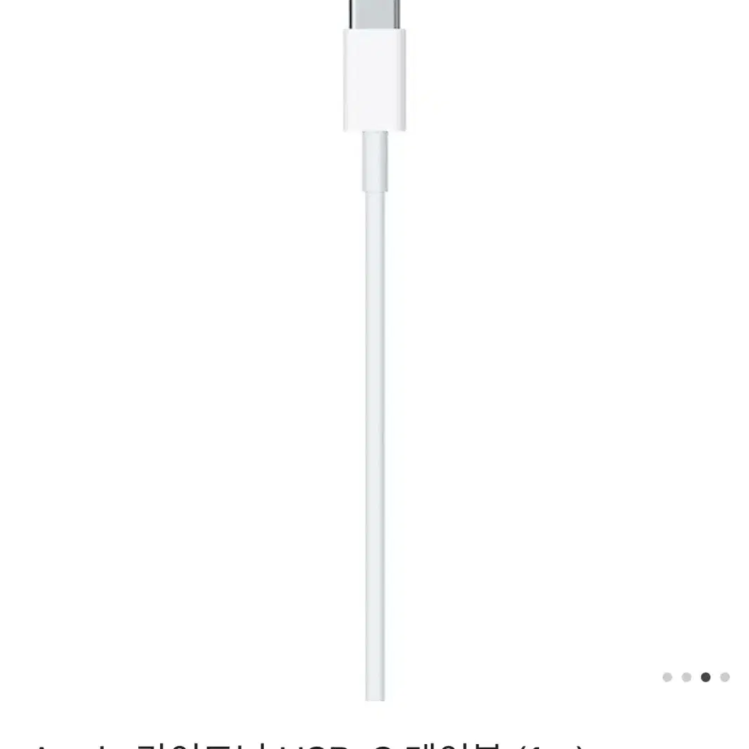 Apple 라이트닝 USB-C 케이블 (1m)