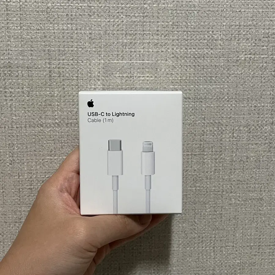 Apple 라이트닝 USB-C 케이블 (1m)