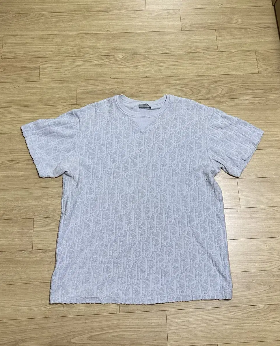 [XS] Dior Oblique Terry Short Sleeve Gray