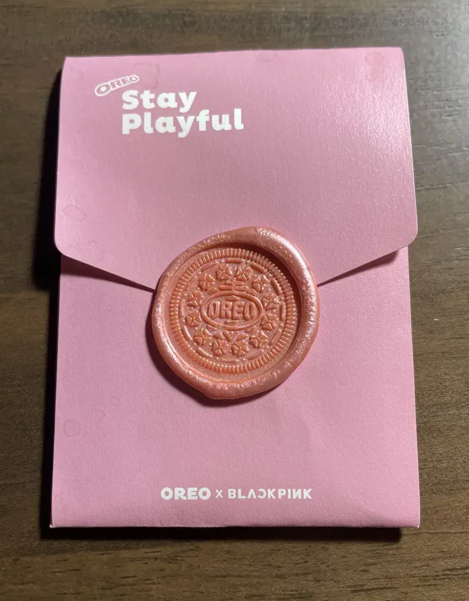 (Simple unsealed) black pink Oreo 4th Prize Photocard