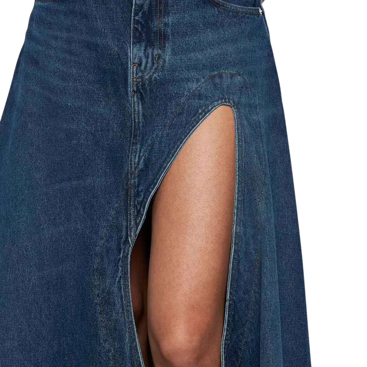 Y/PROJECT 와이 프로젝트 CUT OUT DENIM SKIRT