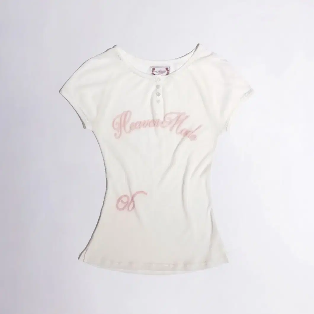 스컬프터 Heavenly Button Down Tee White M