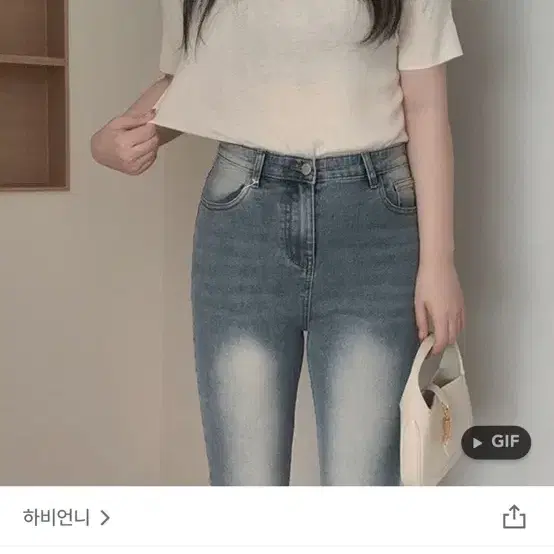 하비언니 데일리 반폴라 베이직 하프넥 반팔 니트t