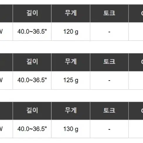 트루템퍼 프로젝트X PROJECT X LS 아이언 웨지 샤프트