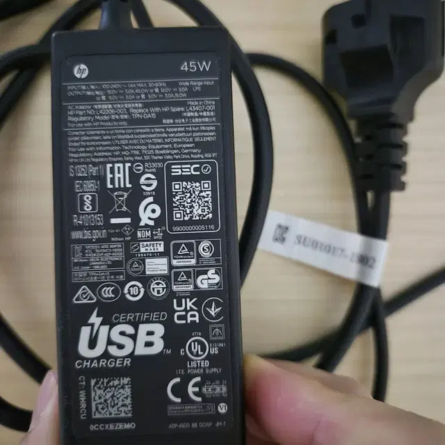 노트북 hp 45w usb c 아답타 충전기