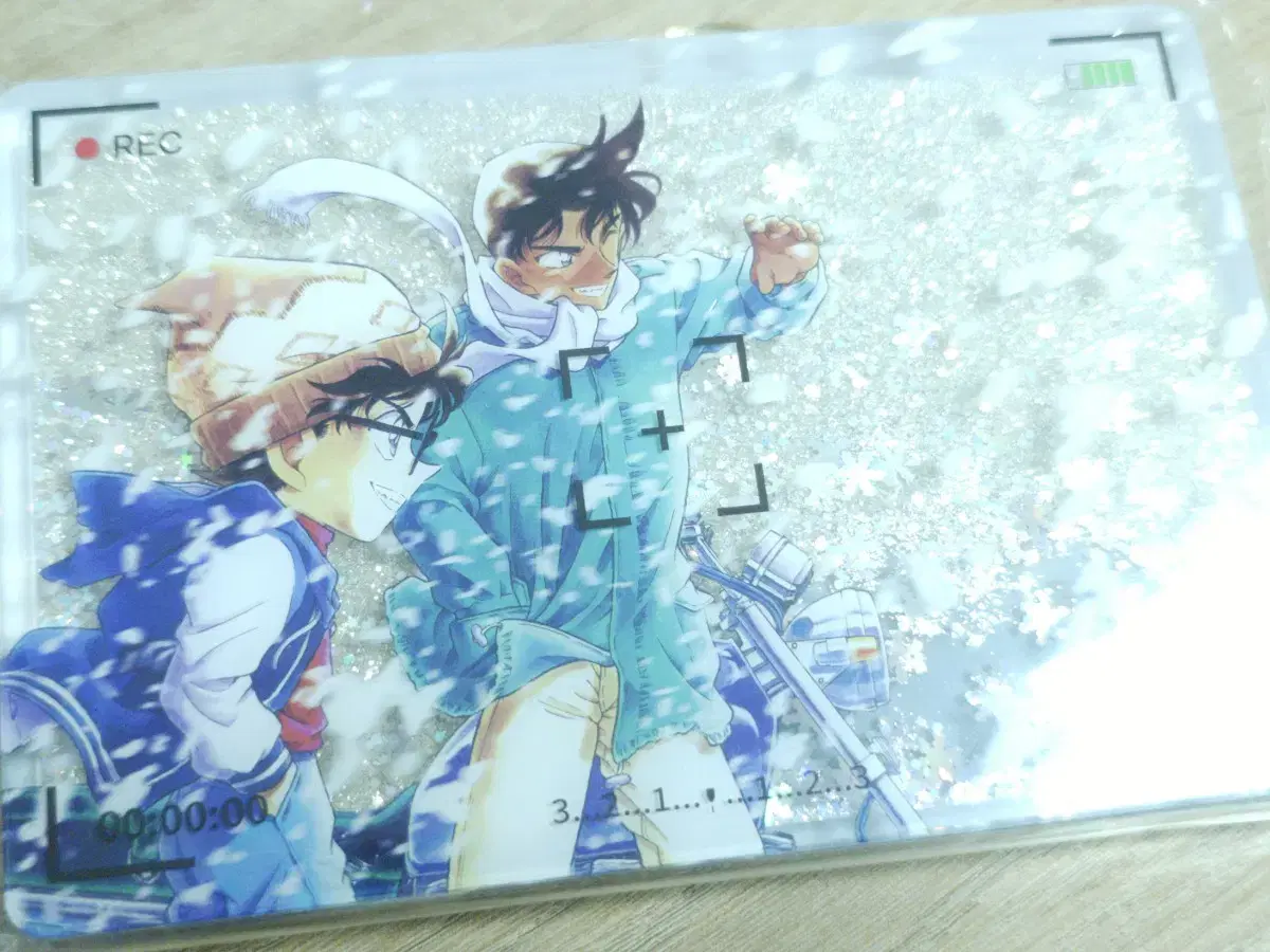 Detective Conan Exhibition Goods Glitter Winter Heiji Conan